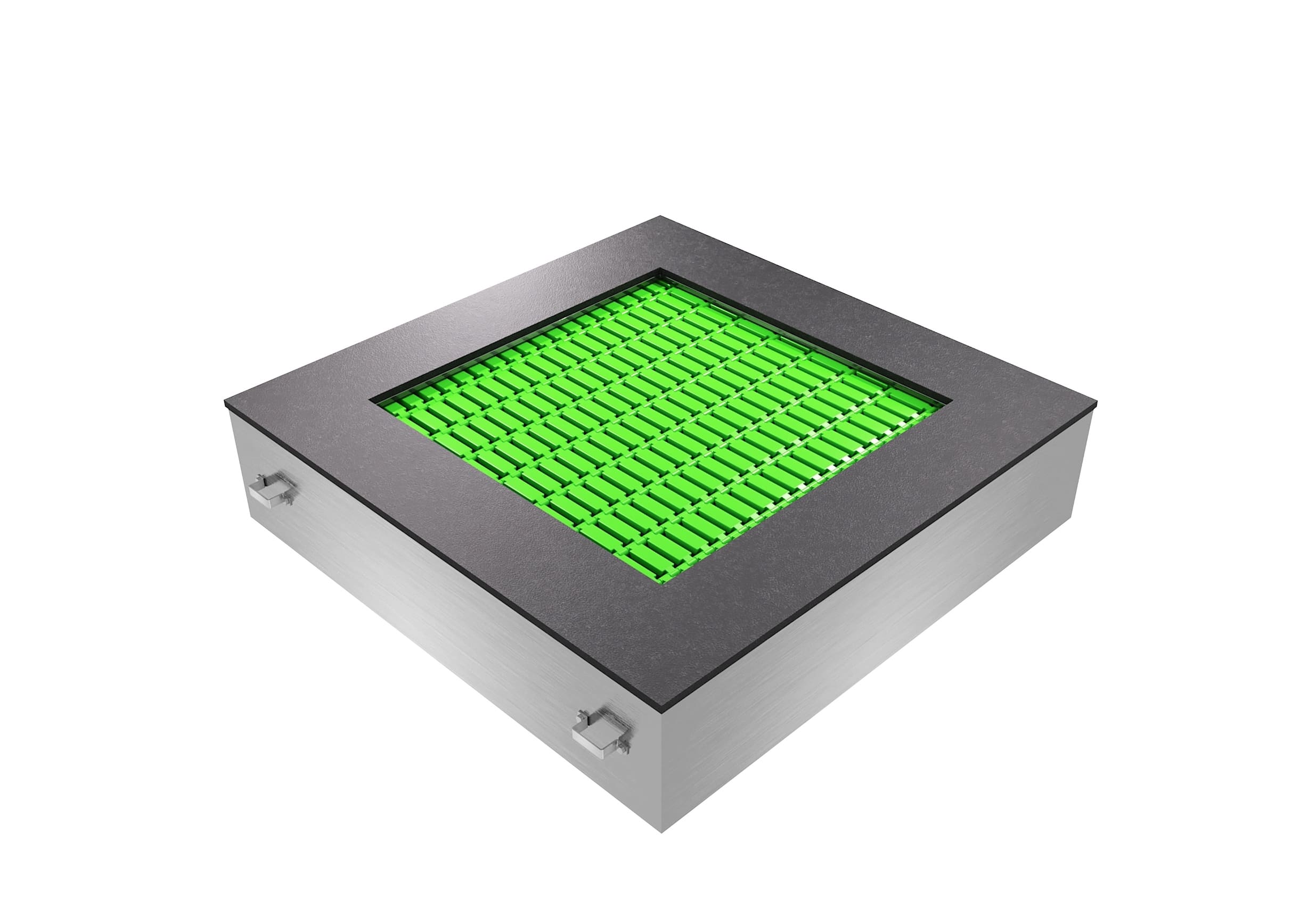 Батут квадратный с ламелями ТЭП